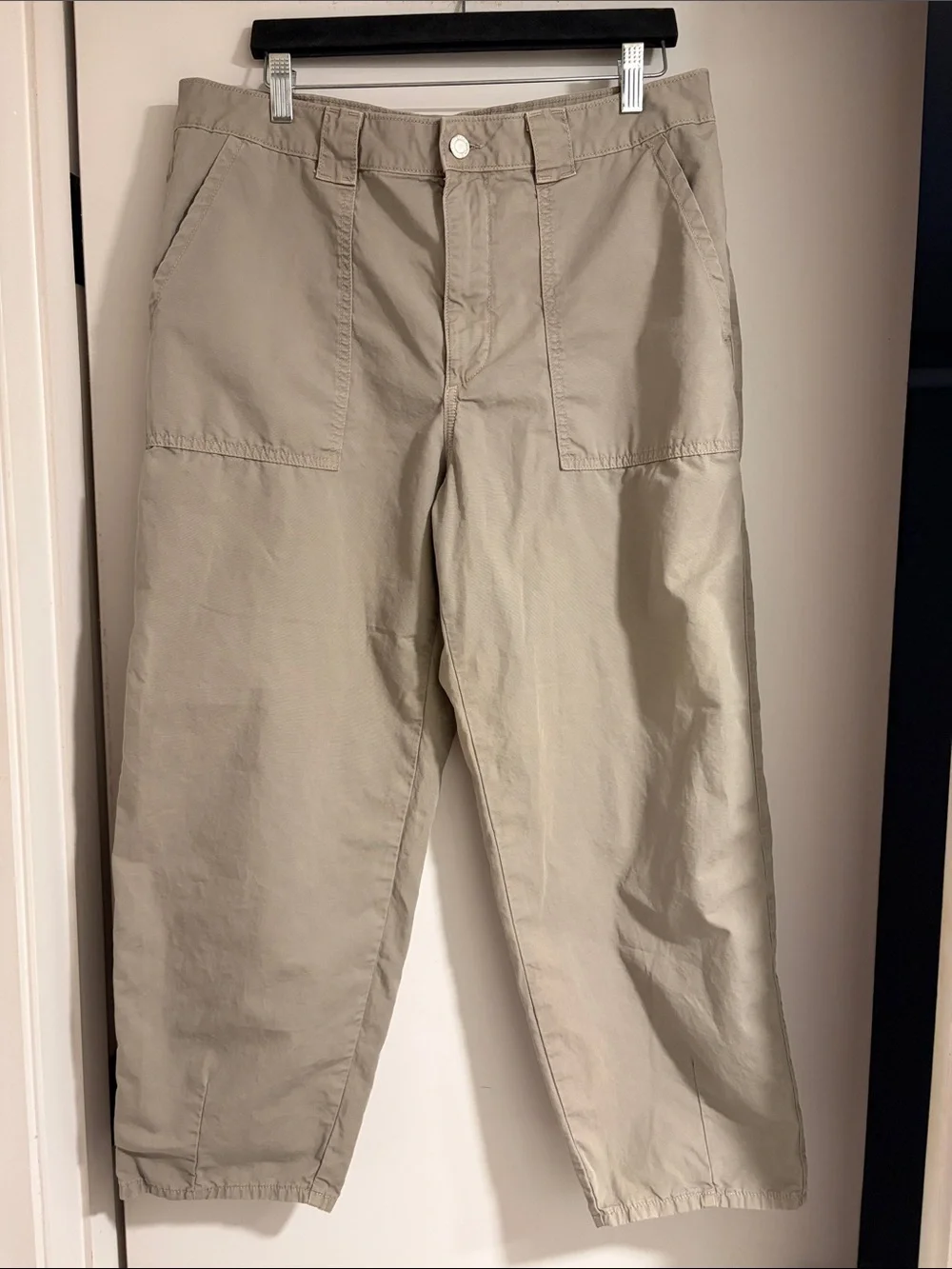 Zara Beige Utility Chinos